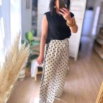 pantalon blanc fluide