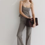 pantalon carreaux femme