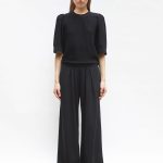 pantalon noir fluide