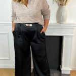 pantalon noir fluide