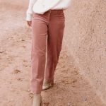 pantalon rose femme
